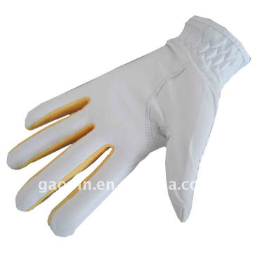 Vente chaude / gros gants de golf en cuir colorés